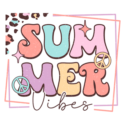 Summer Vibes DTF Design - Ready to Press V1 | DTF Dallas - DTF Dallas 