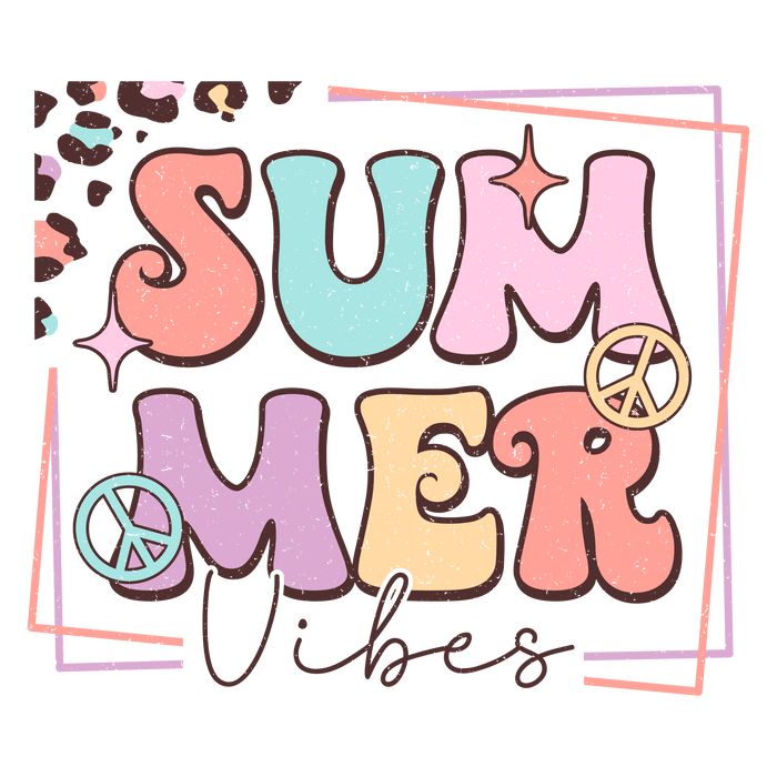 Summer Vibes   Endless Summer Collection pressed on a garment
