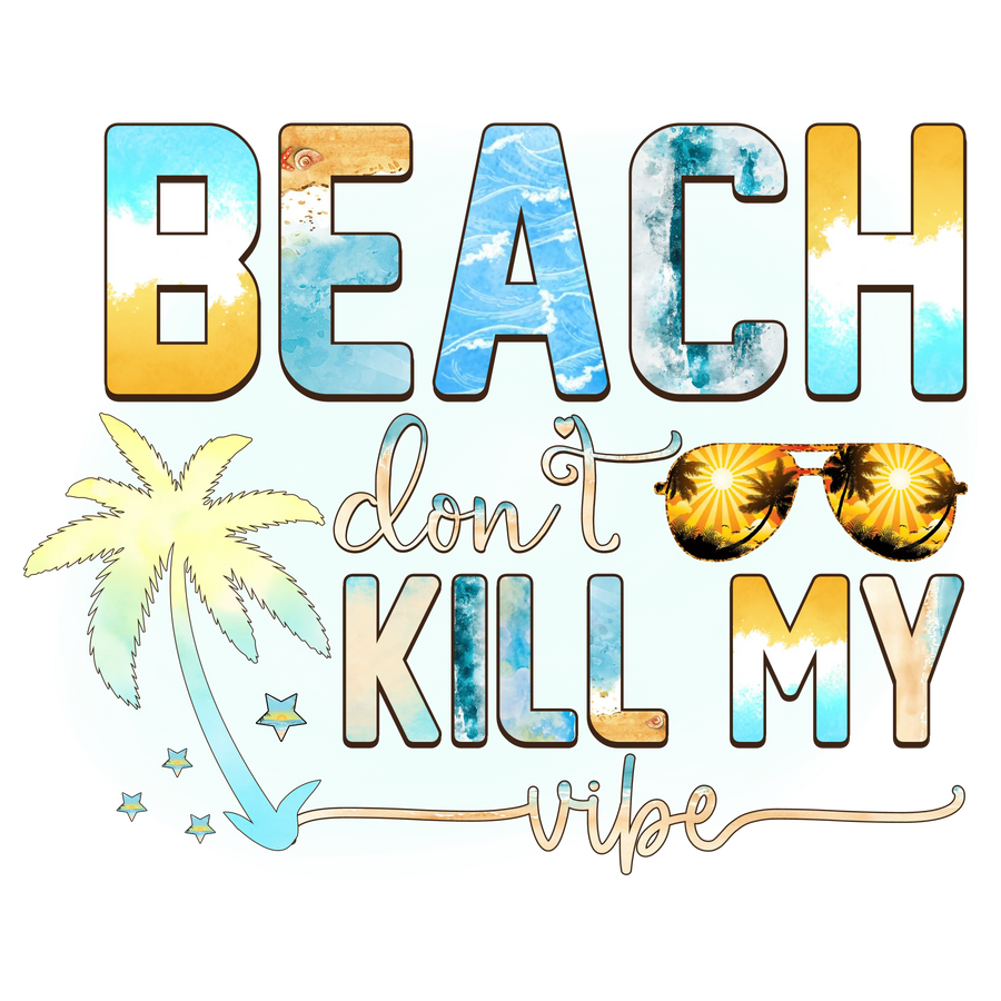 Beach Lover Design DTF-Ready to Press (V2) | DTF Dallas
