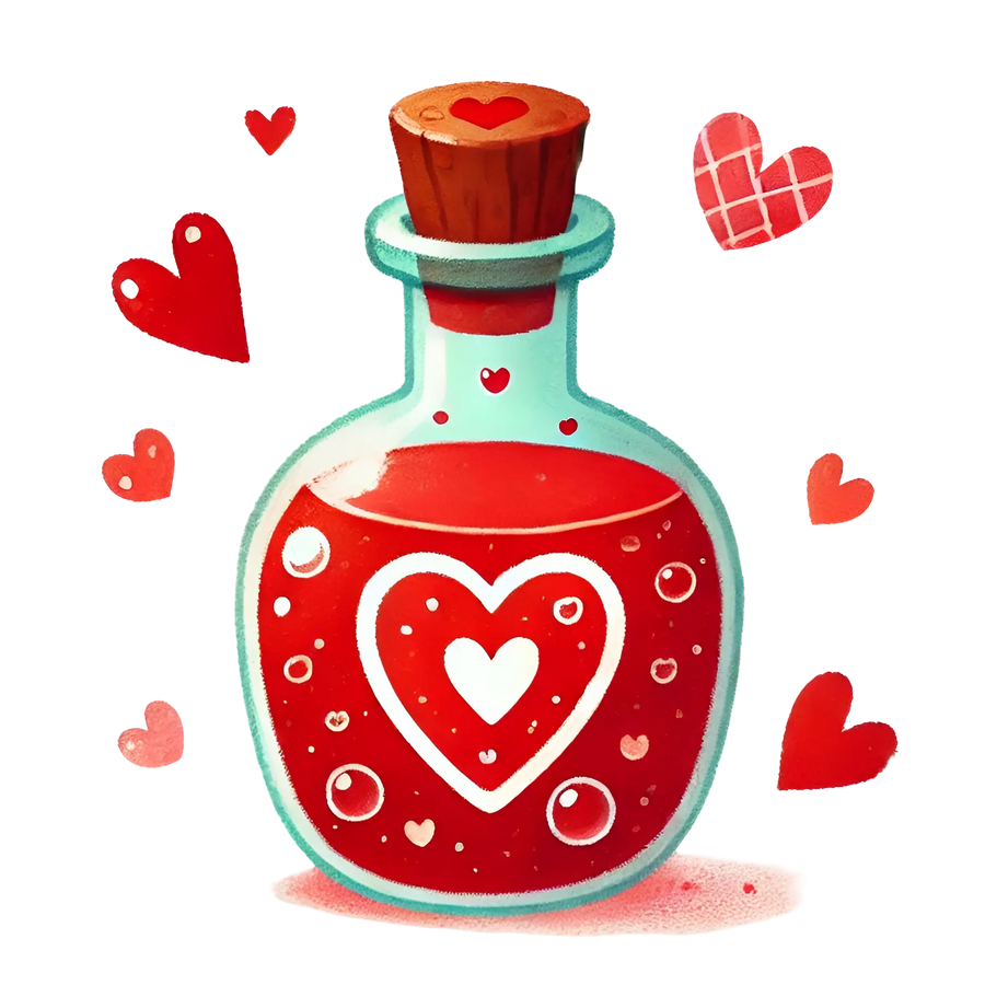 Valentine's Day Love Potion Design | DTF Dallas