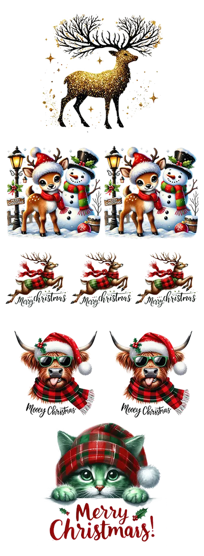 Holiday Magic: DTF Gang Sheet Christmas DTF Gang Sheet 22"x60" Premade - DTF Dallas 