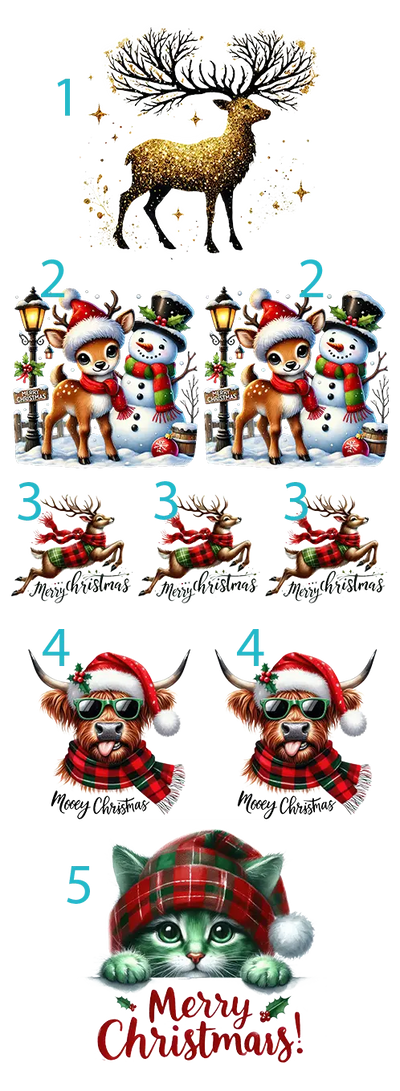 Holiday Magic: DTF Gang Sheet Christmas DTF Gang Sheet 22"x60" Premade - DTF Dallas 