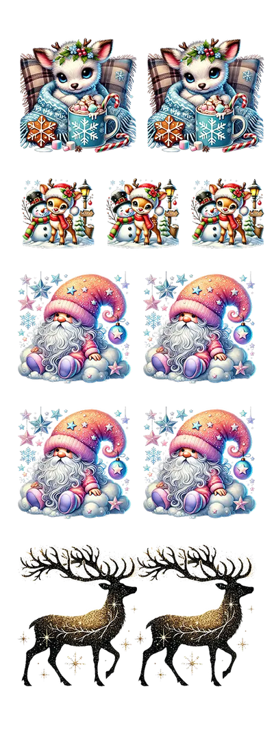 Winter Whimsy: DTF Gang Sheet Christmas 22"x60" Premade - DTF Dallas 