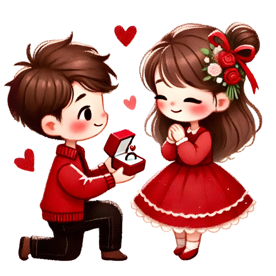 Valentine's Day Fiancee Design | DTF Dallas