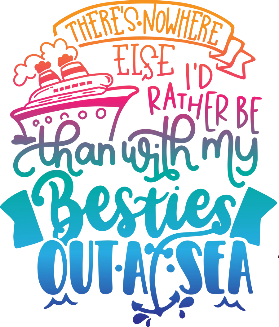 Besties Trip Design - DTF Ready To Press