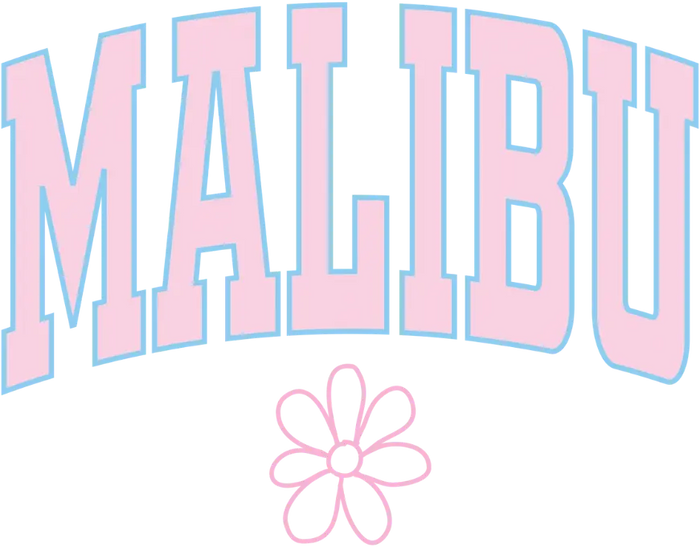 Malibu Design pressed on a garment