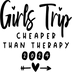 Girls Trip Design DTF-Ready to Press (V1) | DTF Dallas