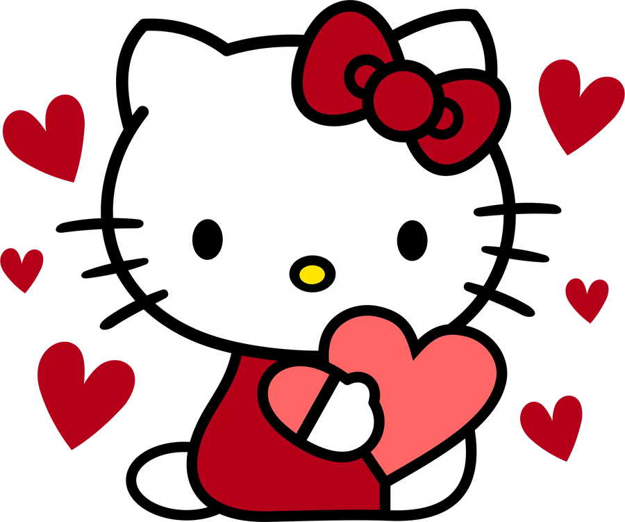 Hello Kitty Love Me Valentine's Day Design | DTF Dallas