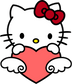 Hello Kitty Valentine Design - DTF Ready To Press