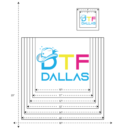 Size Chart - DTF Dallas 