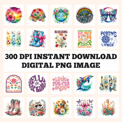 Spring Designs Digital PNG - DTF Dallas 