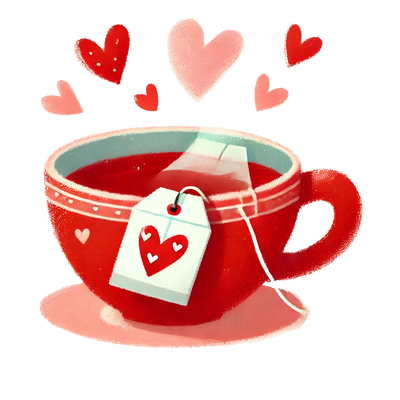 Valentine's Day Tea Design | DTF Dallas - DTF Dallas 