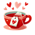 Valentine's Day Tea Design | DTF Dallas - DTF Dallas 