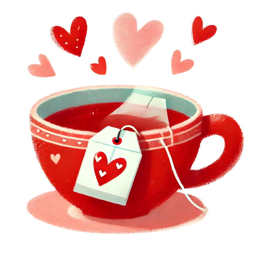 Valentine's Day Tea Design | DTF Dallas