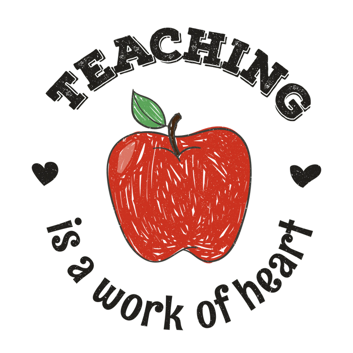 Cool Teacher Day Design pressed on a garment