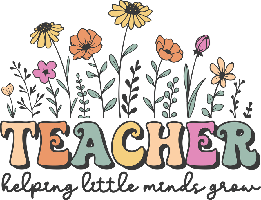 Teacher Appreciation DTF Design Ready Press | DTF Dallas