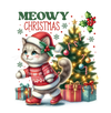 Meowy Christmas: Christmas DTF Gang Sheet 22"x60" Premade