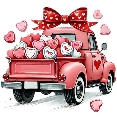 Celebrate Love with Our Valentine’s Day 22"x60" DTF Gang Sheet! - DTF Dallas 