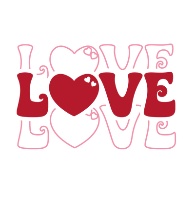 Fun & Festive: Valentine’s Day DTF Gang Sheet 22"x60" Premade DTF Gang Sheet - DTF Dallas 