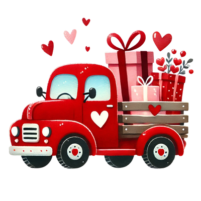 Valentine's Day Truck Design | DTF Dallas - DTF Dallas 
