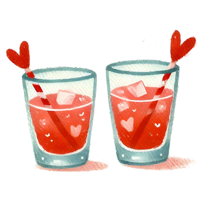 Valentine's Day Glasses Design | DTF Dallas - DTF Dallas 
