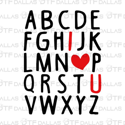 Valentine’s Day Designs Digital PNG - DTF Dallas 