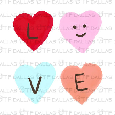 Valentine’s Day Designs Digital PNG - DTF Dallas 
