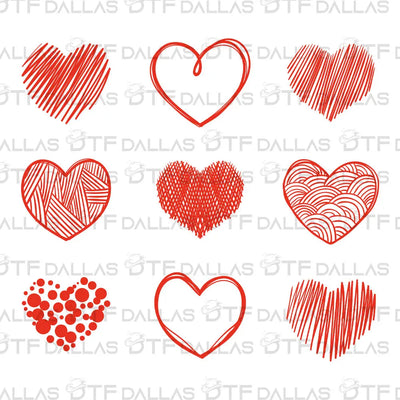 Valentine’s Day Designs Digital PNG - DTF Dallas 