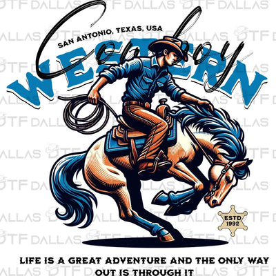 Western Designs Digital PNG - DTF Dallas 