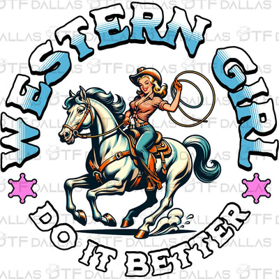 Western Designs Digital PNG - DTF Dallas 