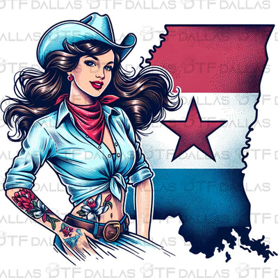Western Designs Digital PNG - DTF Dallas 