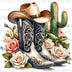 Western Designs Digital PNG - DTF Dallas 