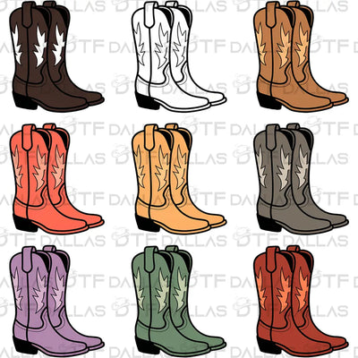 Western Designs Digital PNG - DTF Dallas 